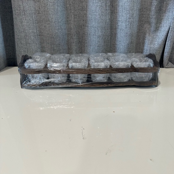 Soujoy 12 shot glass wood holder, pub party club drinking. NWT. - Picture 3 of 5